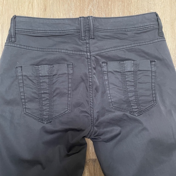 Burberry Bayswater Skinny Zip Pants, Dark Grey, Size 27 - Picture 9 of 10